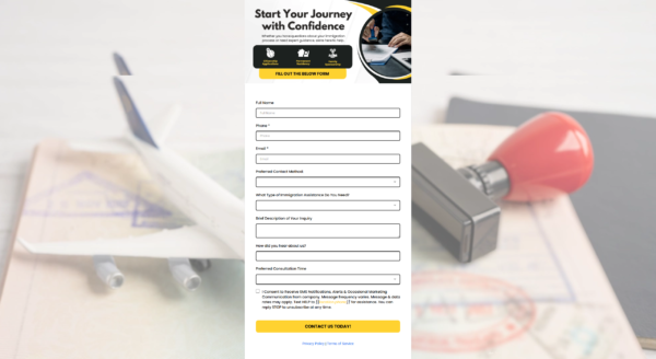 Form Immigration Lawyer Contact