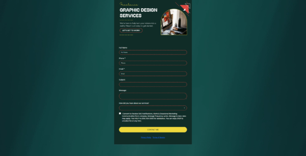 Form Graphic Design Contact