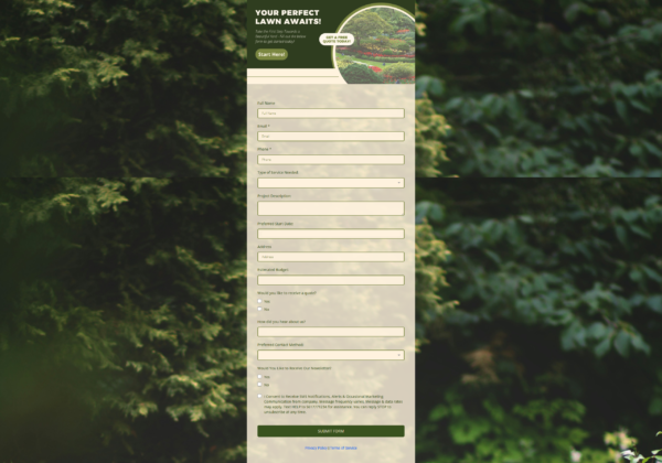 Form Landscaping Lead