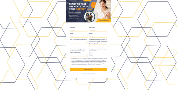 Form Career Coaching Request