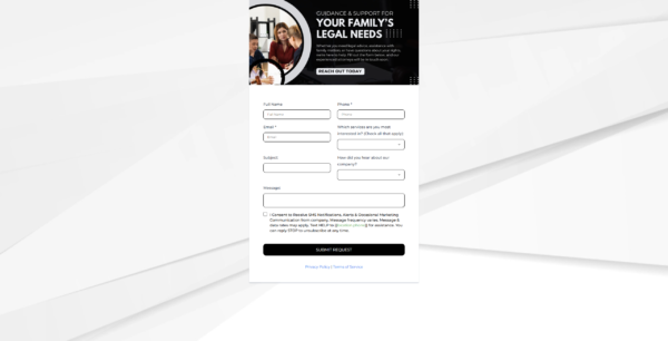 Form Family Attorneys Request