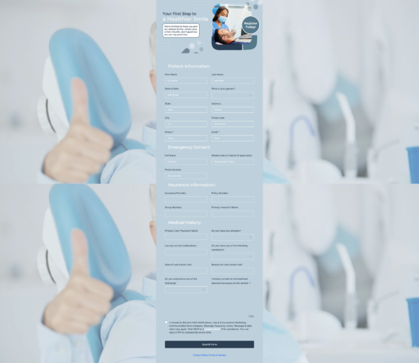Form Dentist Registration