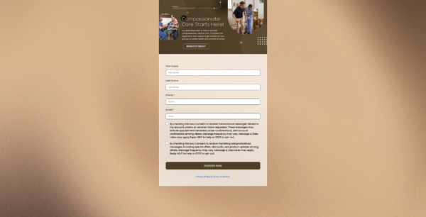 Form Home Healthcare Registration