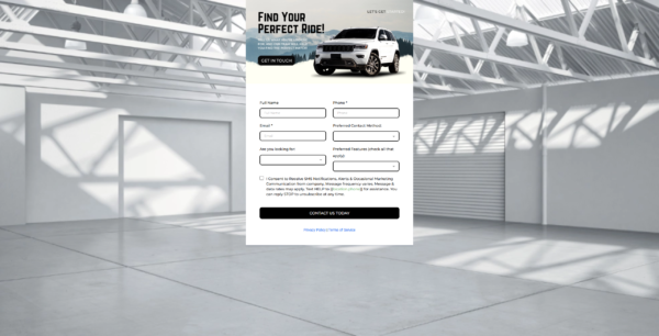 Form Auto Dealer Contact Us