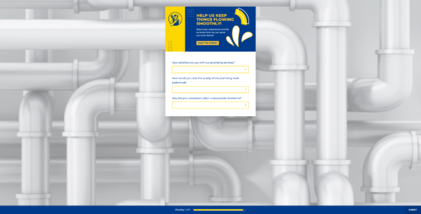 Survey Plumbing Customer Satisfaction