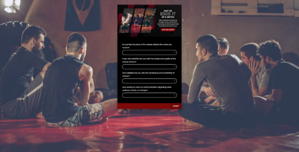 Survey Martial Arts Customer Satisfaction