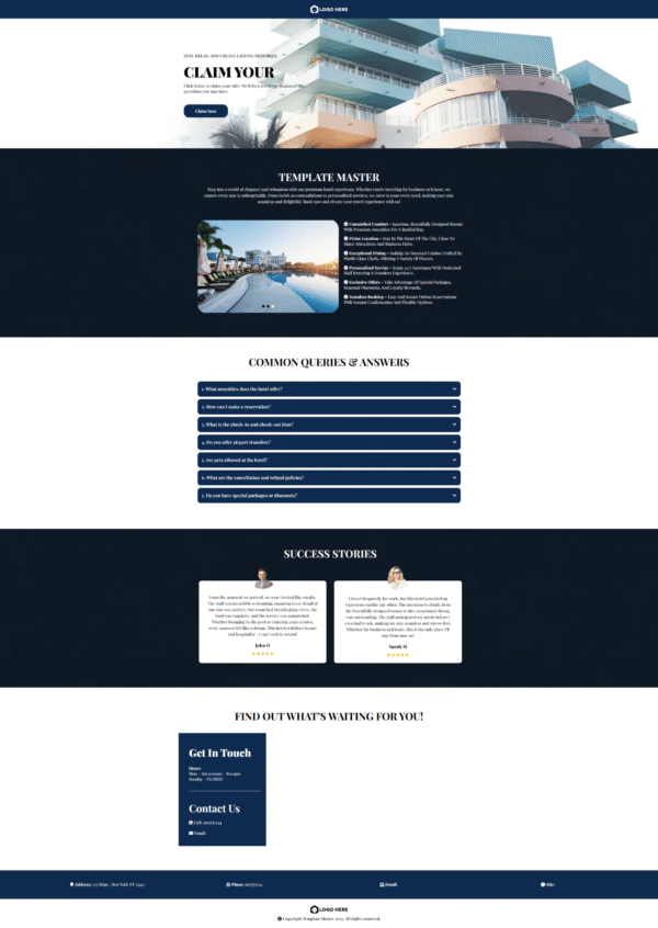 Funnel Travel & Hospitality Hotel
