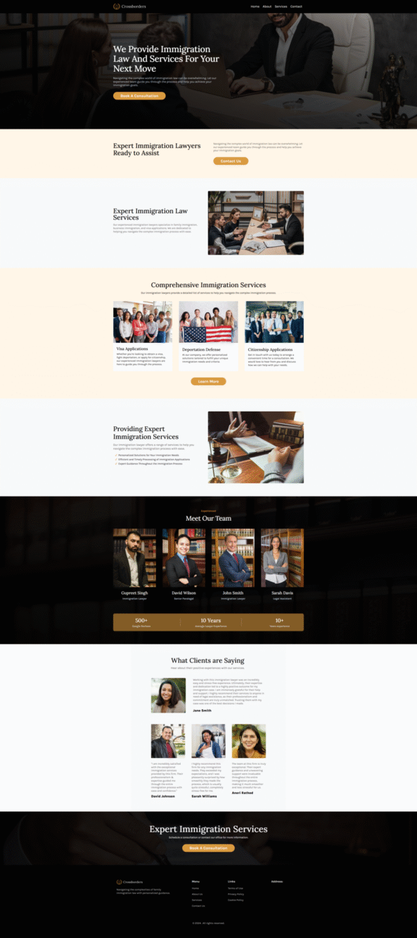 Website Immigration