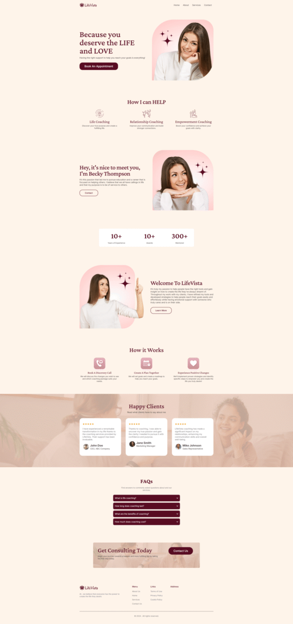 Website Relationship Coach