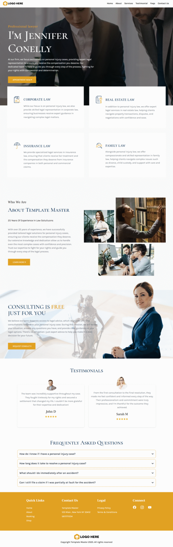 Website Personal Injury Attorneys