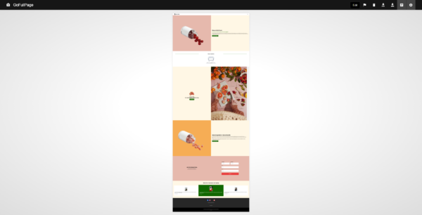 Website Natural Supplements Store Template