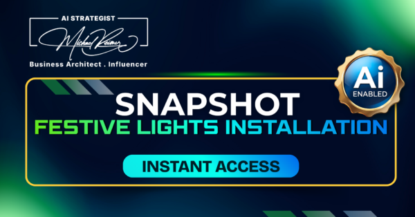 Snapshot Festive Lights Installation
