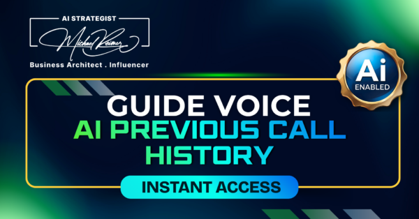 Guide Voice AI Previous Call History