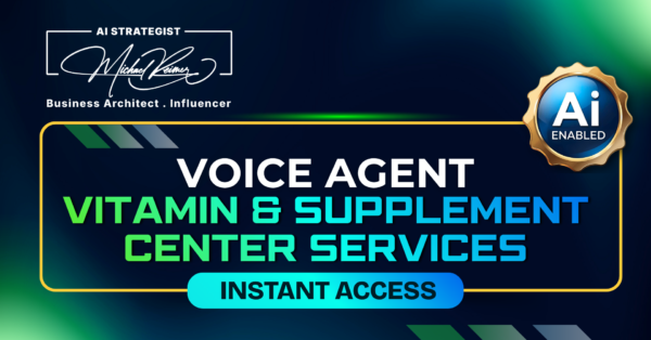 Voice Agent Vitamin & Supplement Center Services