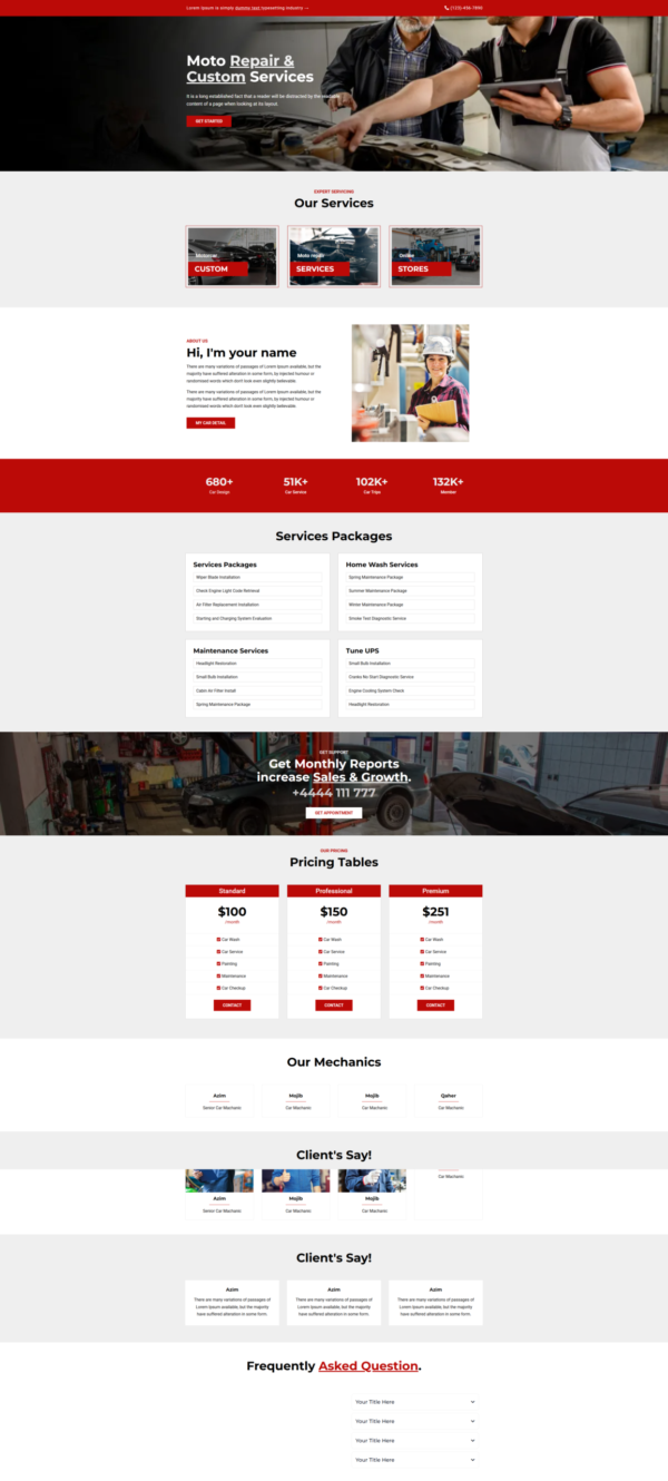 Funnel Auto Repair
