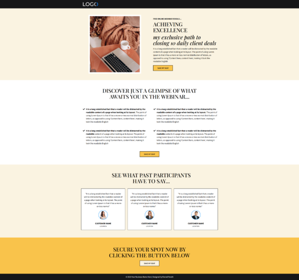 Funnel Minimalism Webinar