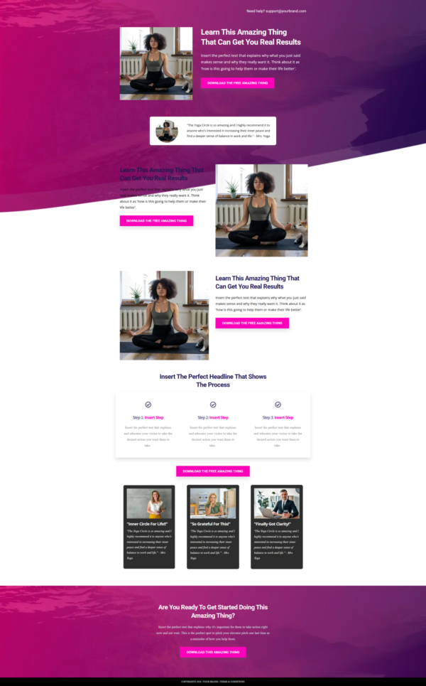 Funnel Yoga Leads