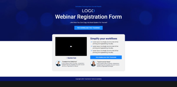 Funner Webinar Modern Design