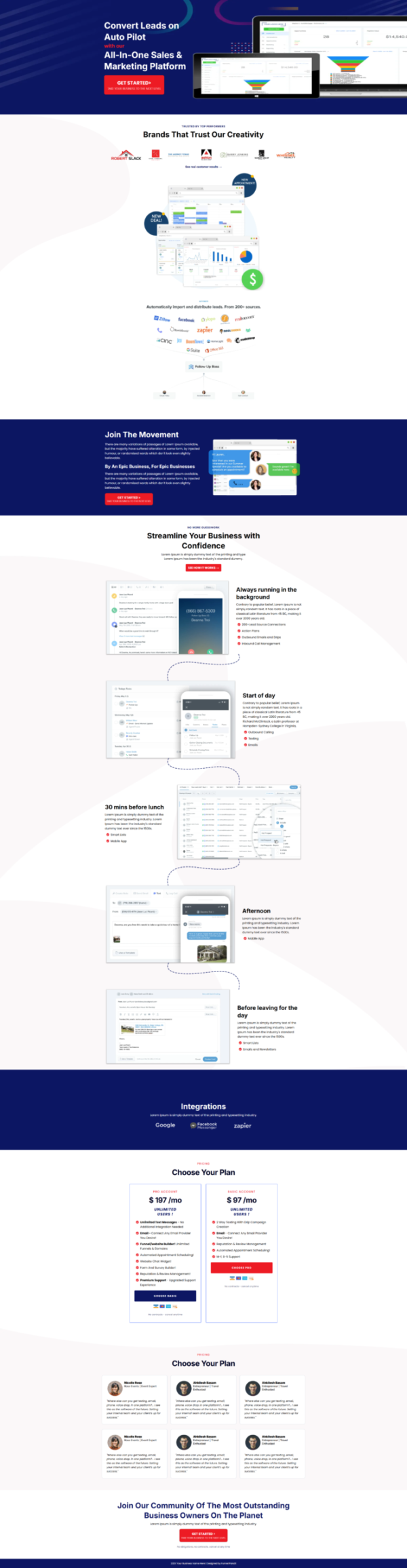 Funnel Saas Elevate