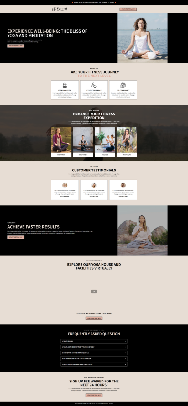 Funnel Yoga Wave Harmony