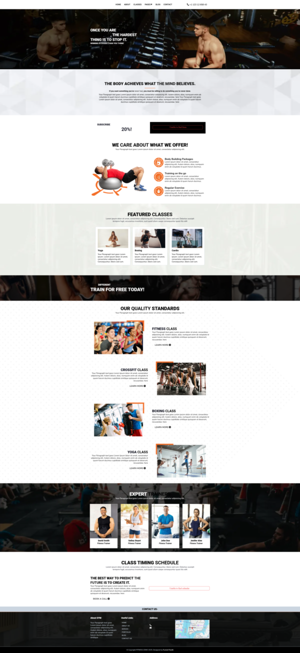 Website Gym