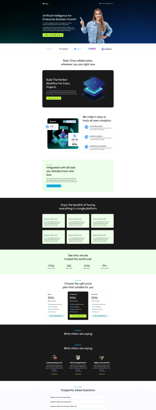 Funnel App Showcase Studio
