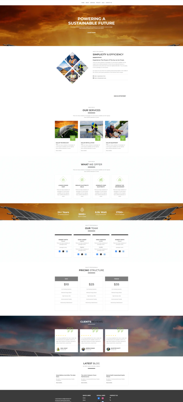Website Solar Installation