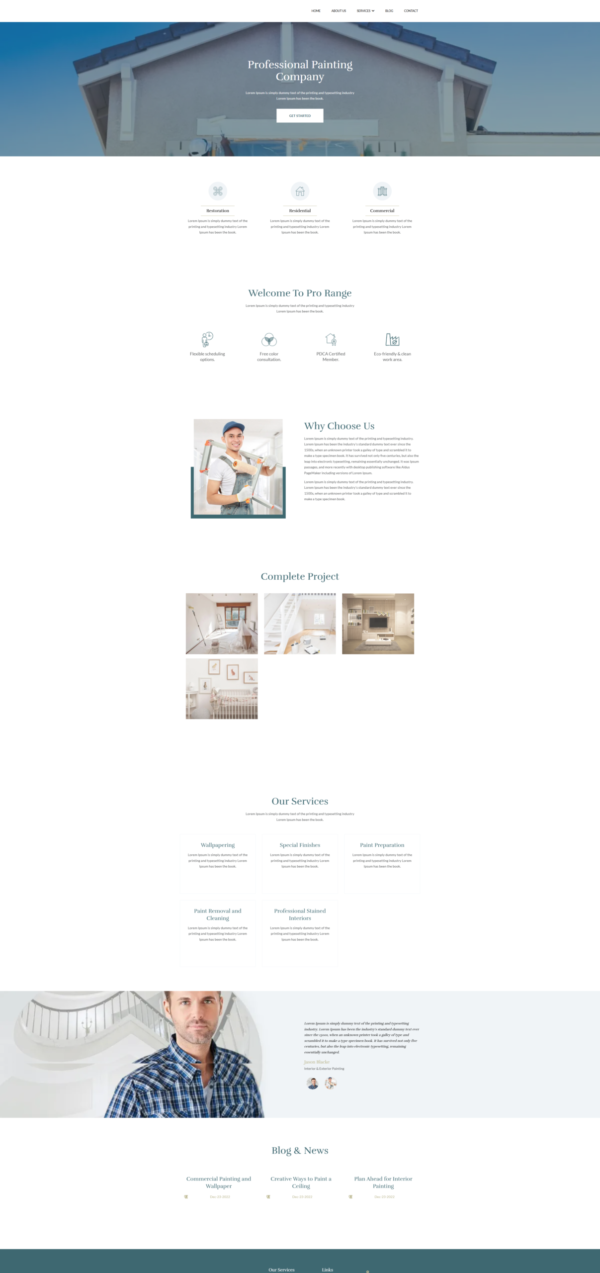 Website Painting Company