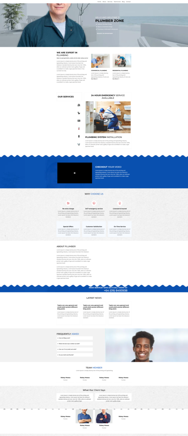 Website Plumber Zone
