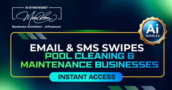 Email & SMS Swipe Pool Cleaning & Maintenance Businesses