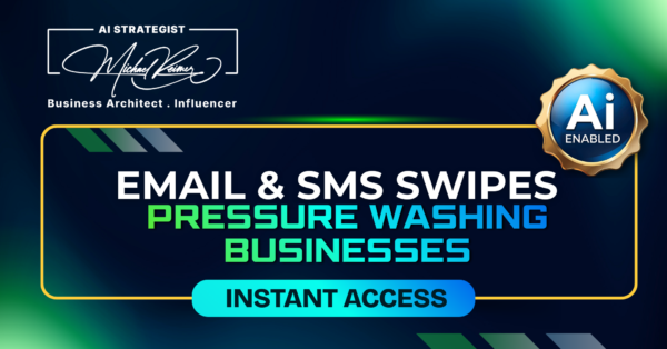 Email & SMS Swipe Pressure Washing Businesses