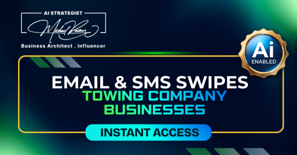 Email & SMS Swipe Towing Company Businesses