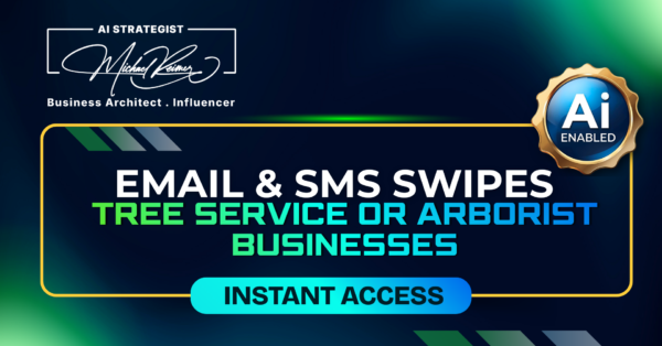 Email & SMS Swipe Tree Service or Arborist Businesses