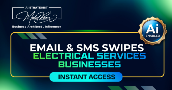 Email & SMS Swipe Electrical Services Businesses