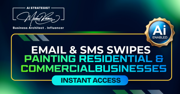 Email & SMS Swipe Painting (Residential & Commercial) Businesses