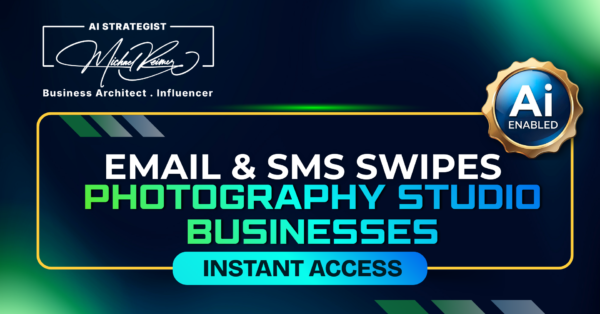 Email & SMS Swipe Photography Studio Businesses