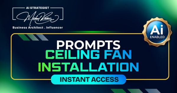 Prompts Ceiling Fan Installation